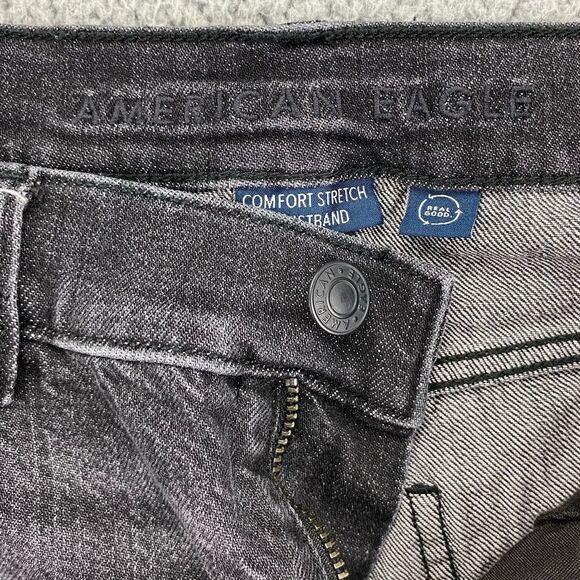 American Eagle Stretch Super High-Rise Baggy Straight Cargo Jean  | Size: 2  Reg - Picture 11 of 15